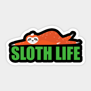 Lazy Sloth Sticker